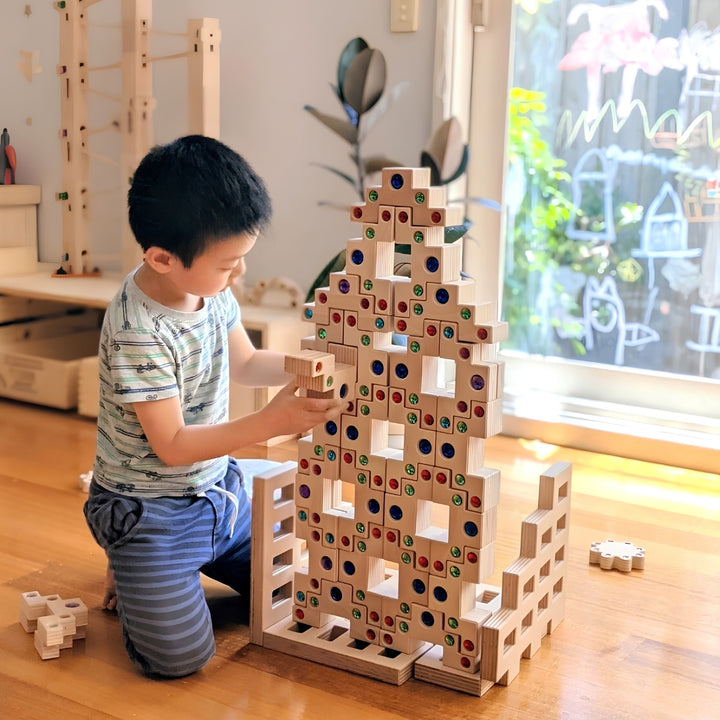 Regenbogenland Premium Interlocking Acrylic & Wooden Construction Set - Australia