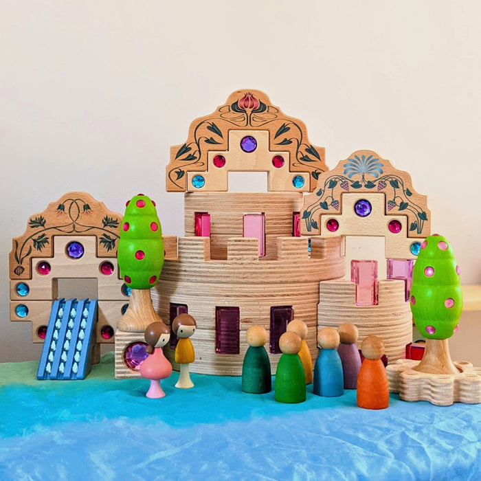 Regenbogenland Premium Interlocking Acrylic & Wooden Construction Set - Australia