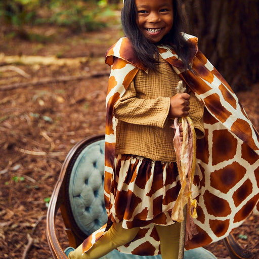 3022012 Sarah's Silks Animal Dress Ups Cape - Giraffe