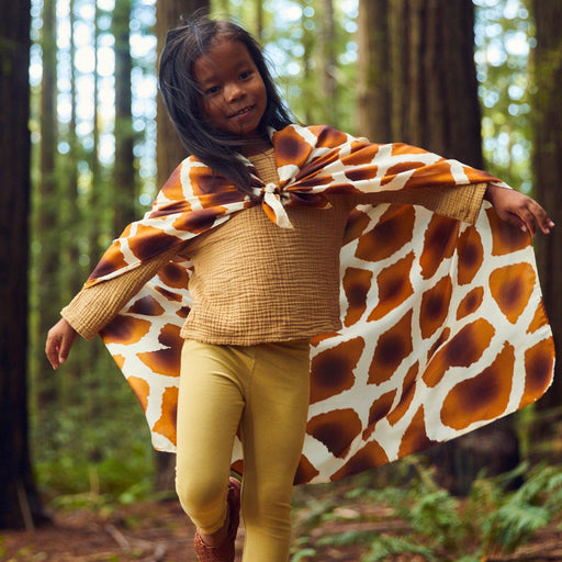 SS-5021016 Sarah's Silks Animal Dress Ups Playsilk - Giraffe