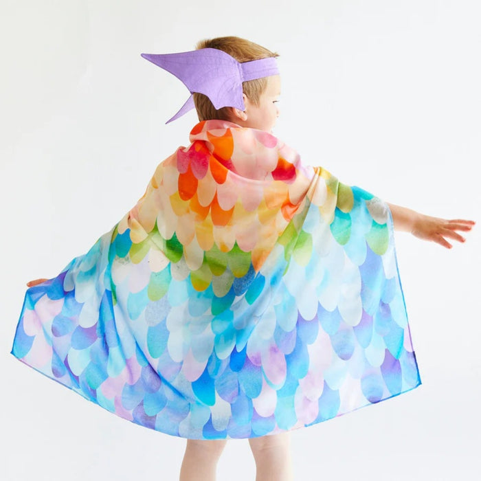 Sarah's Silks Animal Dress Ups Playsilk - Unicorn Rainbow