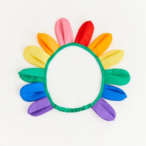 Sarah's Silks Crown - Flower Petal Rainbow
