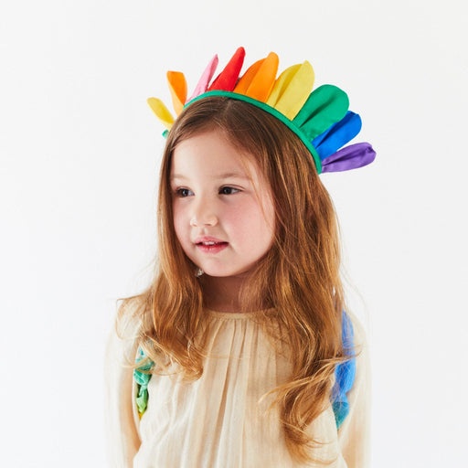 Sarah's Silks Crown - Flower Petal Rainbow
