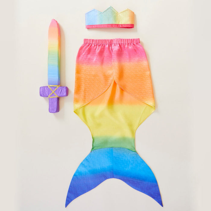 Sarah's Silks Dress Ups Set - Mermaid Rainbow Large