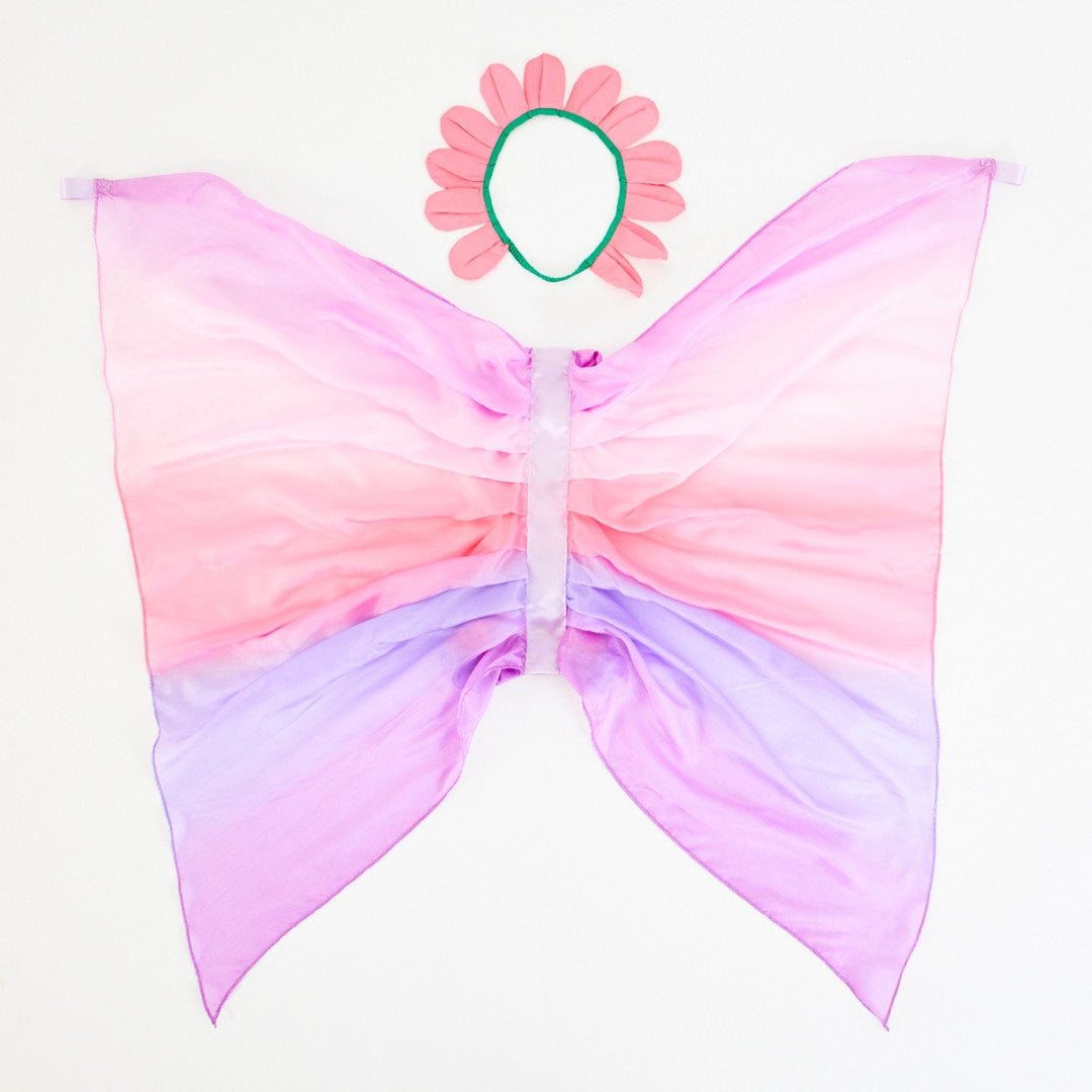 Sarah's Silks Dress Ups Set - Pink Petal Fairy