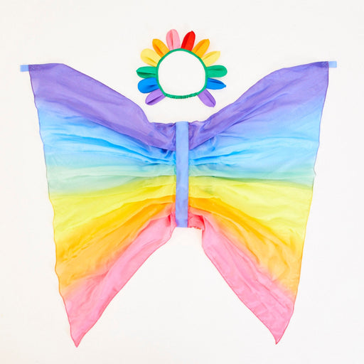 Sarah's Silks Dress Ups Set - Rainbow Flower Fairy
