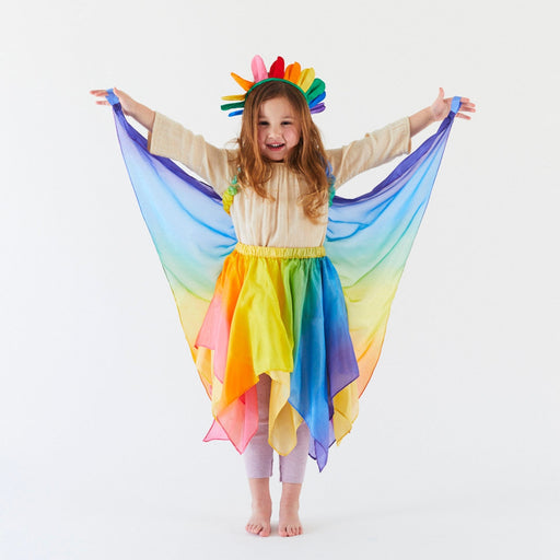 Sarah's Silks Dress Ups Set - Rainbow Flower Fairy