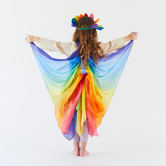 Sarah's Silks Dress Ups Set - Rainbow Flower Fairy