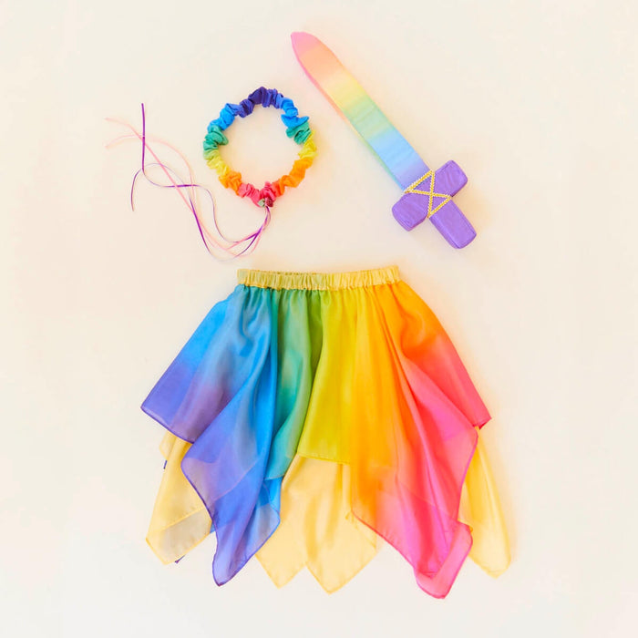 Sarah's Silks Dress Ups Set - Rainbow Warrior