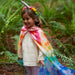 SS-RainbowUnicorn-BUN Sarah's Silks Dress Ups Set - Unicorn Rainbow