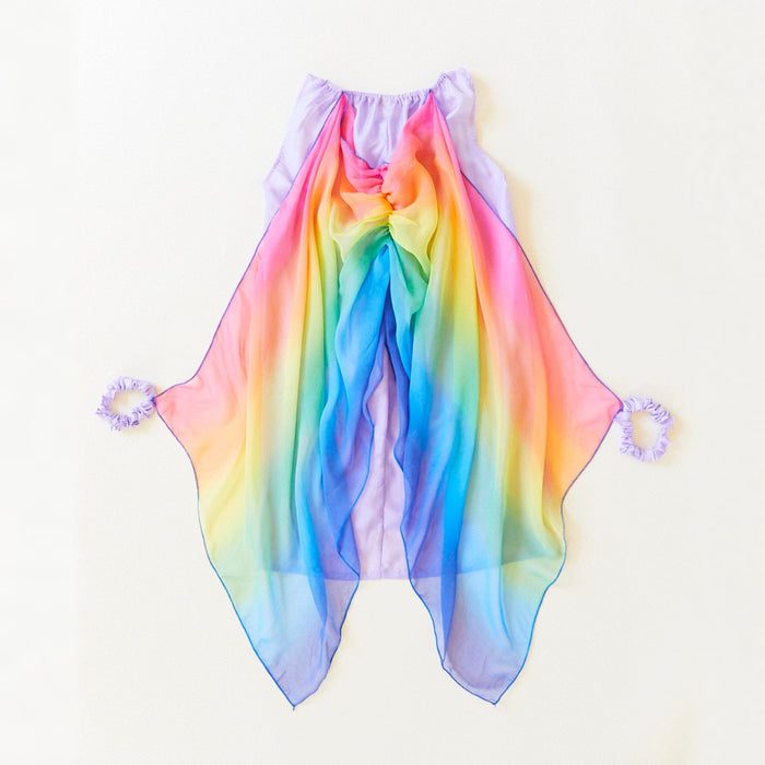 SS-3202 Sarah's Silks Fairy Dress - Lavender Rainbow