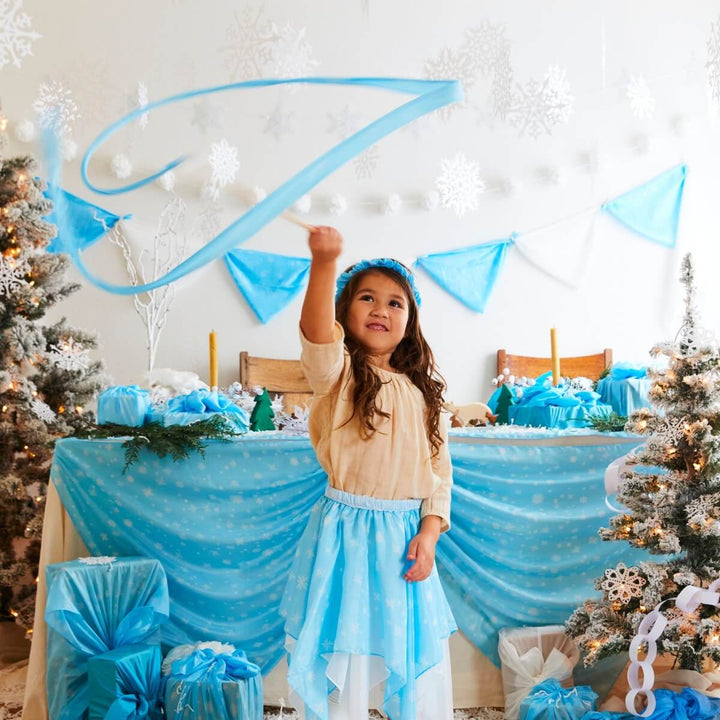 SS-42304 Sarah's Silks Large Streamer - Snowflake
