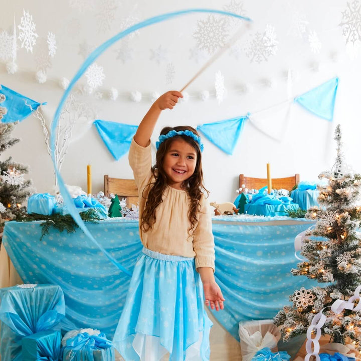 SS-42304 Sarah's Silks Large Streamer - Snowflake