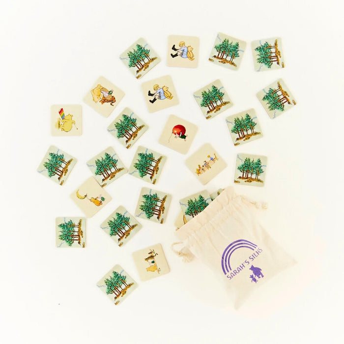 Sarah's Silks Memory Game - Winnie the Pooh, Australia