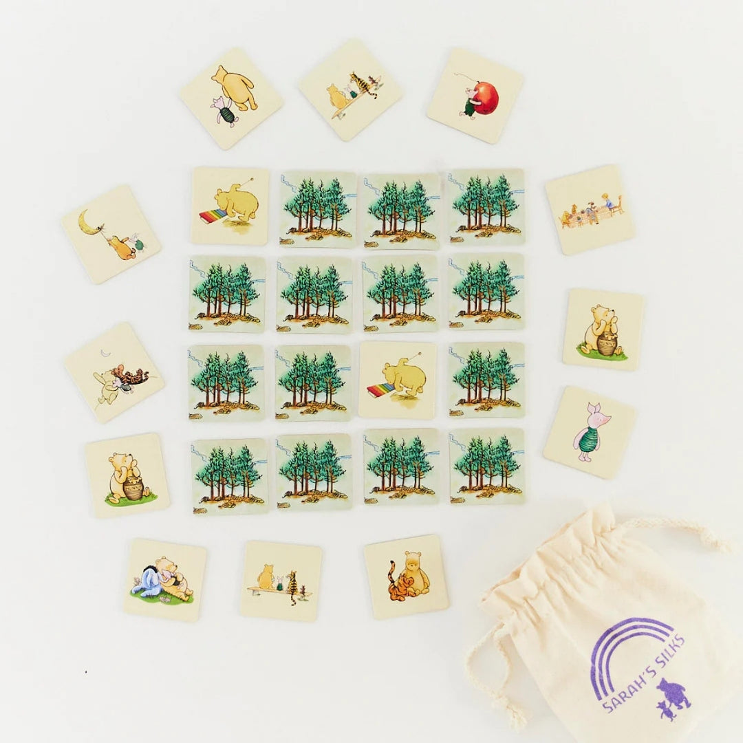 Sarah's Silks Memory Game - Winnie the Pooh, Australia
