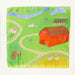 SS-502402 Sarah's Silks Mini Playsilk - On the Farm Playmap
