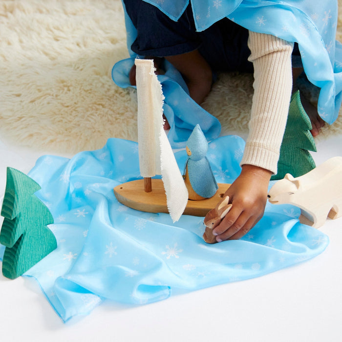 Sarah's Silks Mini Playsilk - Snow