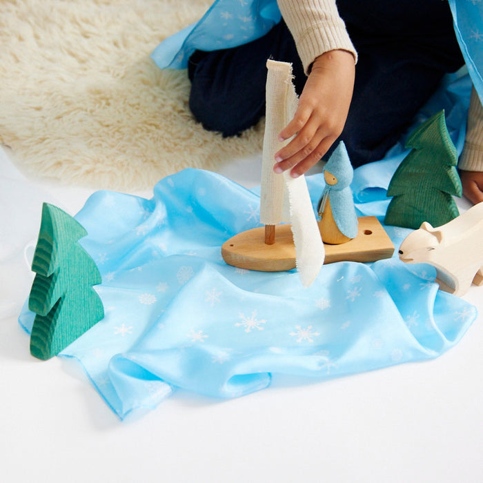 Sarah's Silks Mini Playsilk - Snow