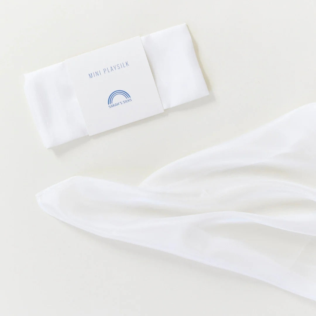Sarah's Silks Mini Playsilks White