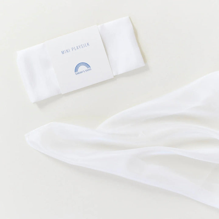 Sarah's Silks Mini Playsilks White