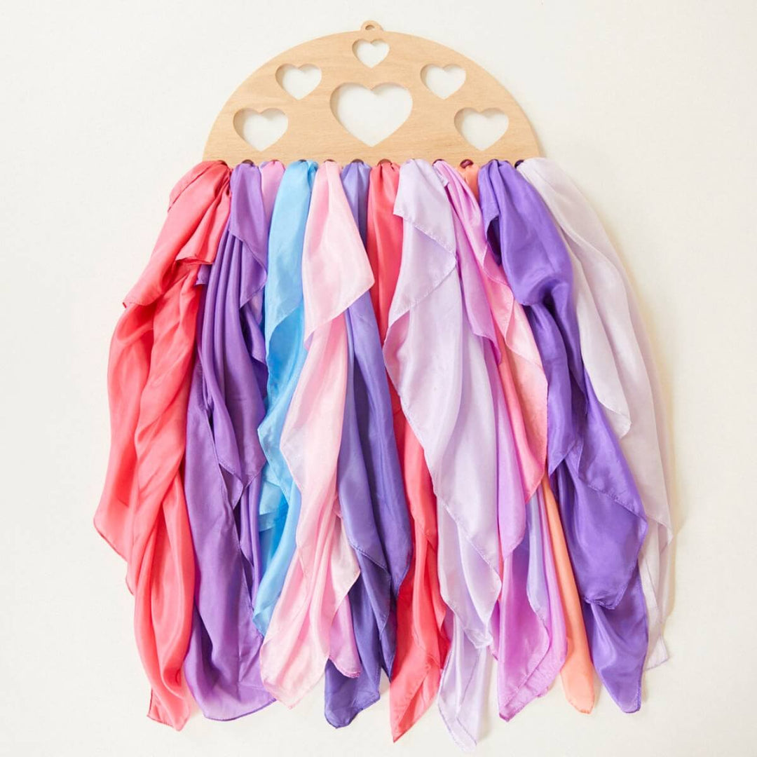 SS-23030 Sarah's Silks Playsilk Display - Heart Large