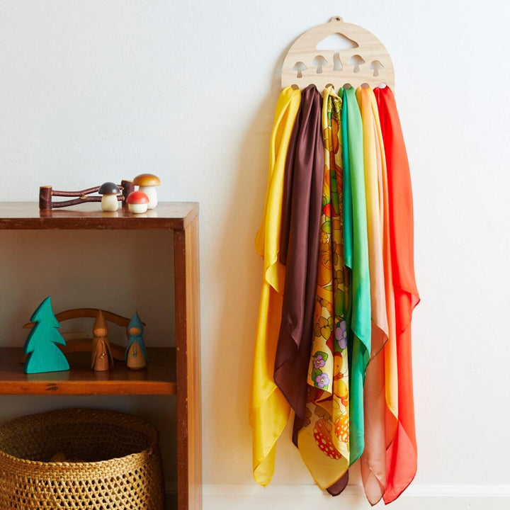 SS-23004 Sarah's Silks Playsilk Display - Mushroom