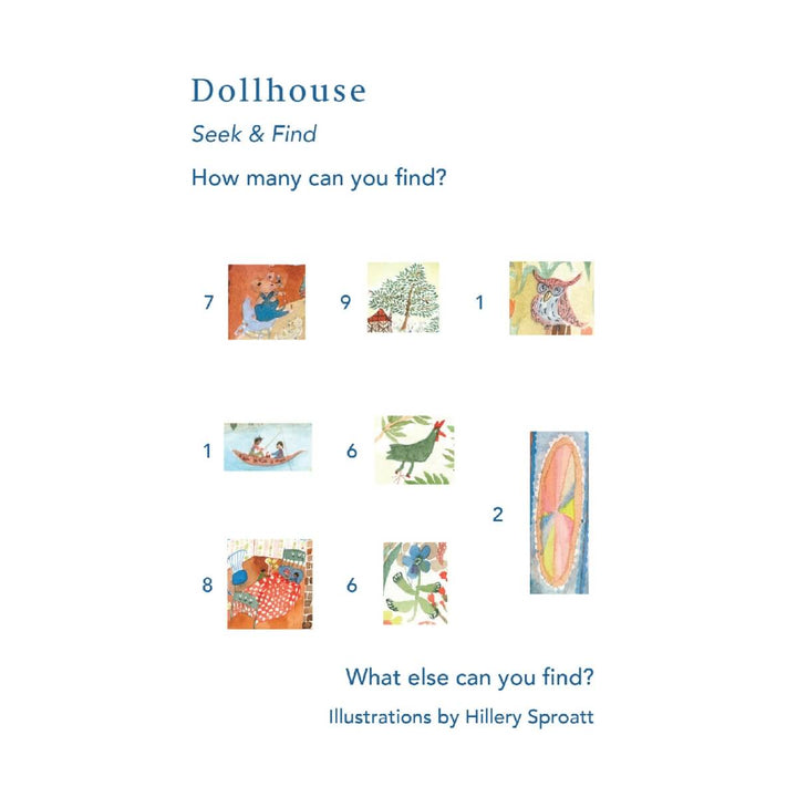 SS-502336 Sarah's Silks Playsilk - Seek & Find Dollhouse Limited Edition