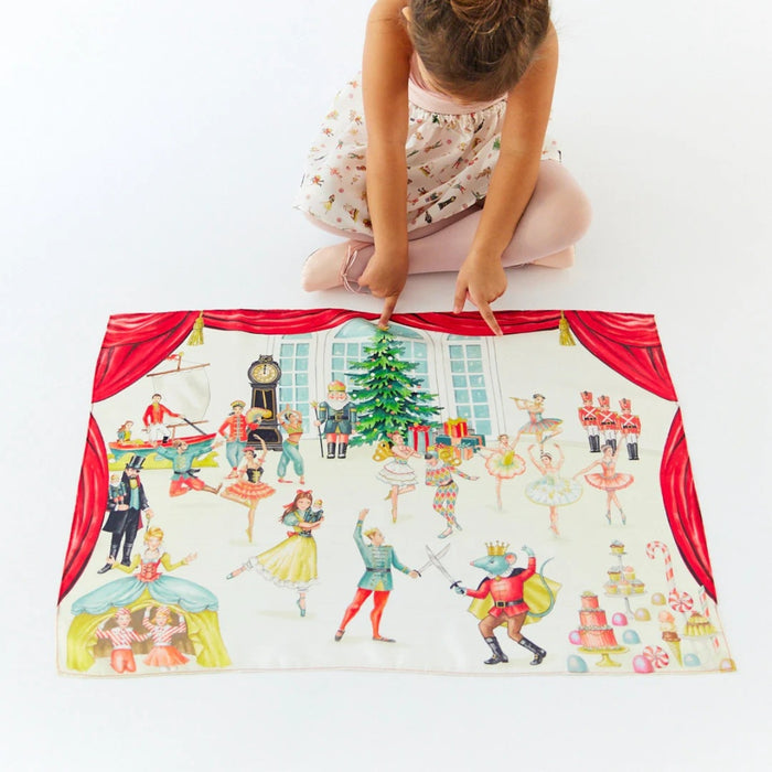 Sarah's Silks Playsilk - Seek & Find Nutcracker