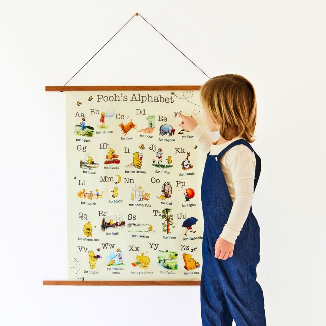 Sarah's Silks Playsilk - Winnie-the-Pooh Alphabet, Australia