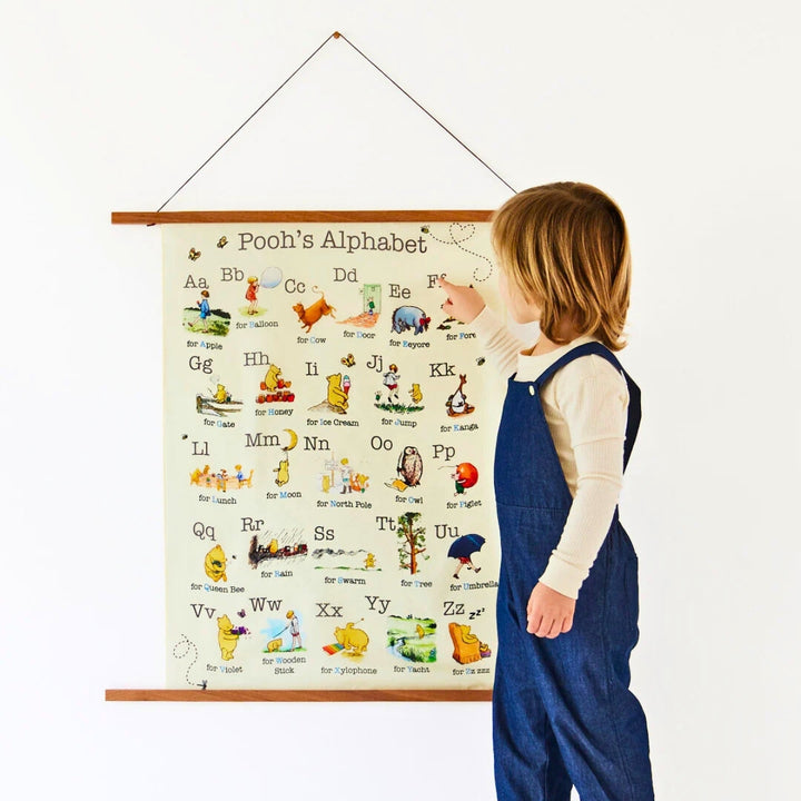 Sarah's Silks Playsilk - Winnie-the-Pooh Alphabet, Australia