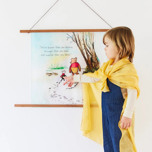 Sarah's Silks Playsilk - Winnie-the-Pooh Quote, Australia