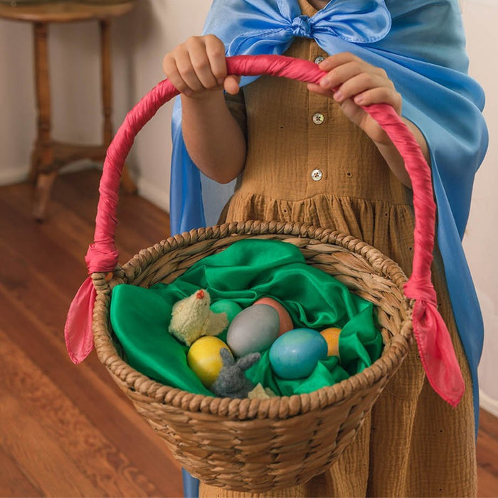 SS-EasterPrimarySet-BUN Sarah's Silks Playsilks Set of 3 - Easter Primary