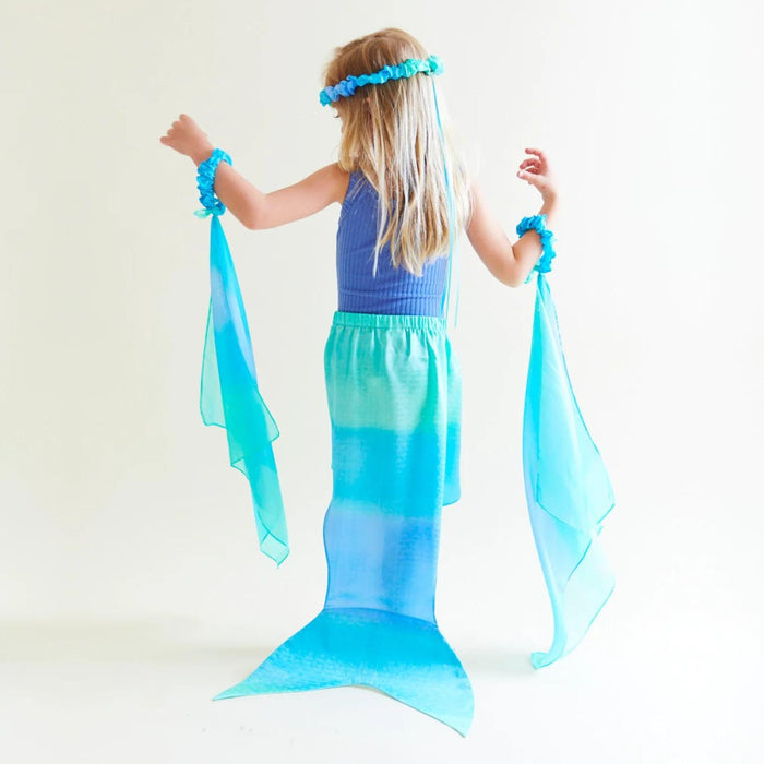 SS-3166 Sarah's Silks Mermaid Tail Large Sea