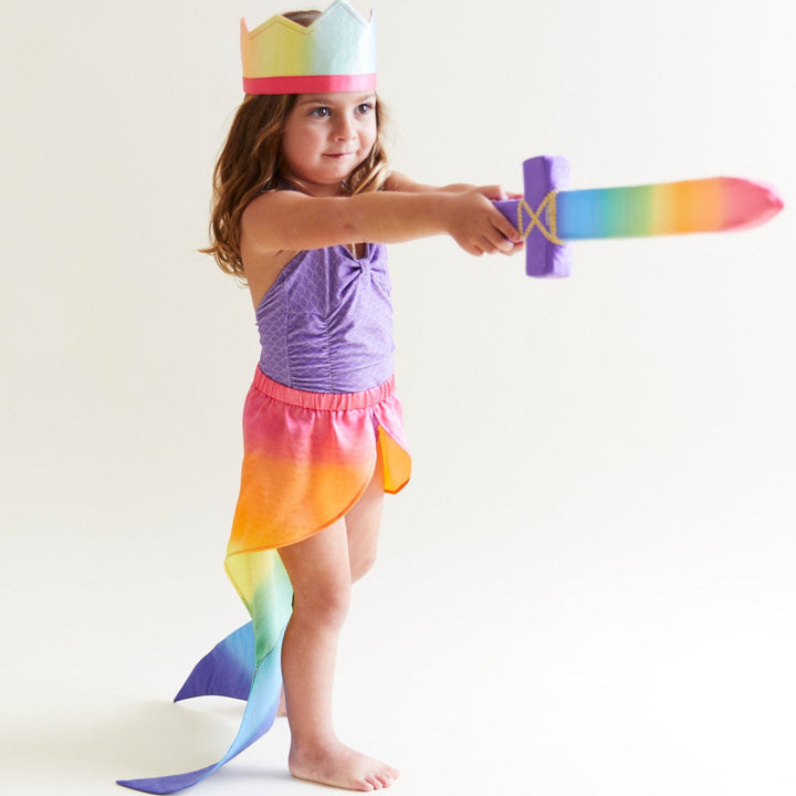 SS-3167 Sarah's Silks Small Mermaid Tail Rainbow