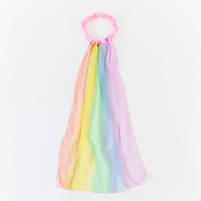 Sarah's Silks Veil - Soft Rainbow