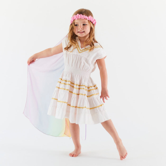 Sarah's Silks Veil - Soft Rainbow