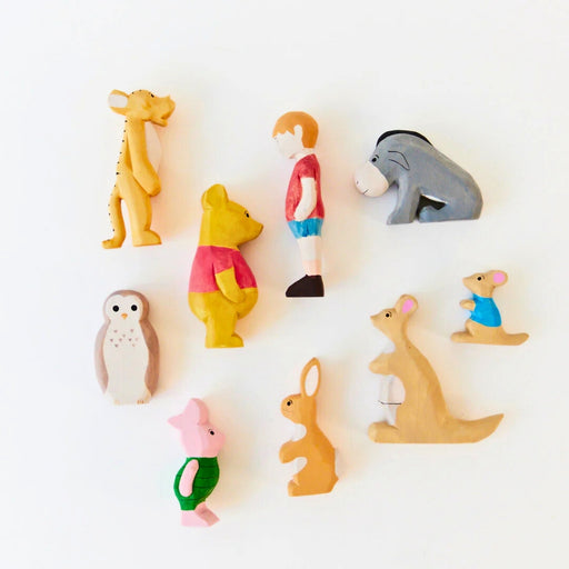 Sarah's Silks Winnie-the-Pooh Wooden Figure - Christopher Robin, Australia