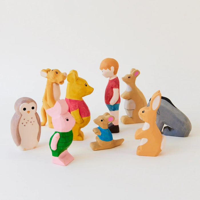 Sarah's Silks Winnie-the-Pooh Wooden Figure - Kanga, Australia