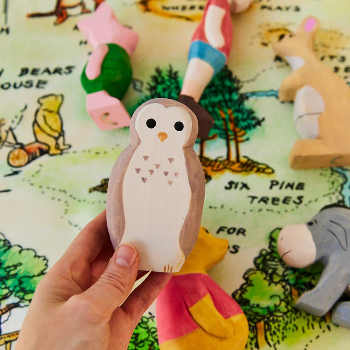Sarah's Silks Winnie-the-Pooh Wooden Figure - Owl, Australia