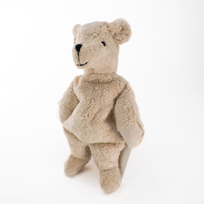 SENGER Cuddly Animal - Large Bear - Linen - Removable Heat/Cool Pack - Natural Organic Soft Toy - Online, Australia