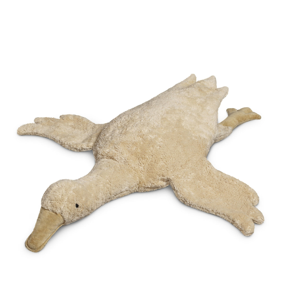 SENGER Cuddly Animal - Large Goose - Linen - Removable Heat/Cool Pack - Natural Organic Soft Toy - Online, Australia