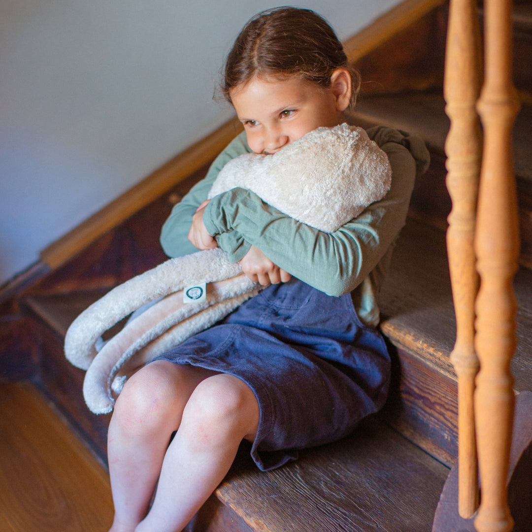 SENGER Cuddly Animal - Large Octopus - Powder - Removable Heat/Cool Pack Natural Organic Soft Toys - Online, Australia