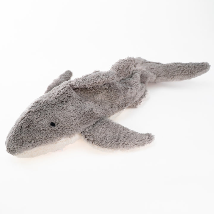 SENGER Cuddly Animal - Large Shark - Removable Heat/Cool Pack - Natural Organic Soft Toy - Online, Australia