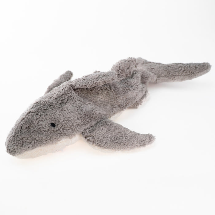 SENGER Cuddly Animal - Large Shark - Removable Heat/Cool Pack - Natural Organic Soft Toy - Online, Australia