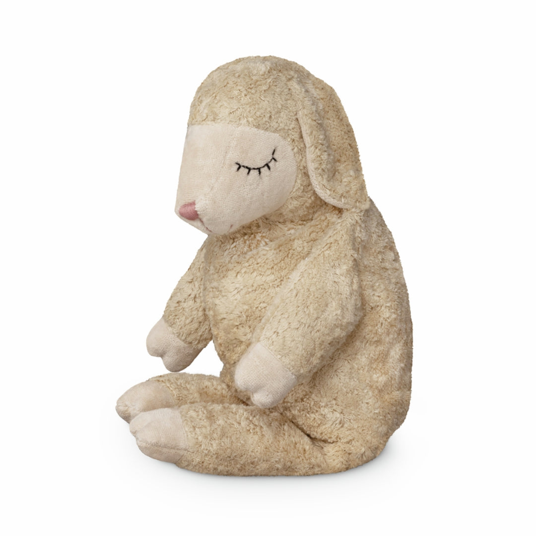 SENGER Cuddly Animal - Large Sheep - Linen - Removable Heat/Cool Pack - Natural Organic Soft Toy - Online, Australia