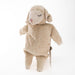 SENGER Cuddly Animal - Large Sheep - Linen - Removable Heat/Cool Pack - Natural Organic Soft Toy - Online, Australia