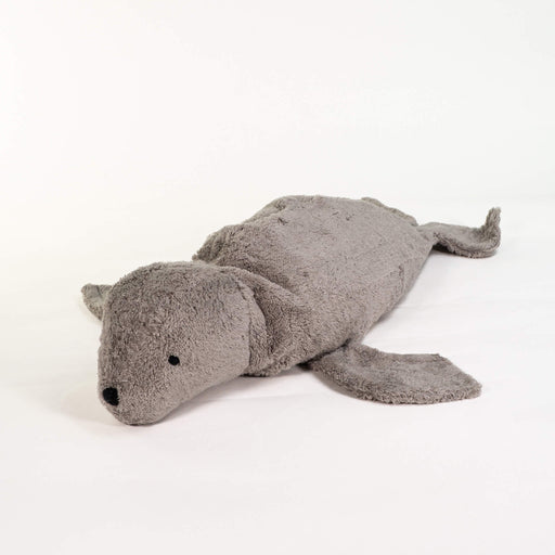 SENGER Cuddly Animal - Seal Large Grey Vegan w removable Heat/Cool Pack, Australia