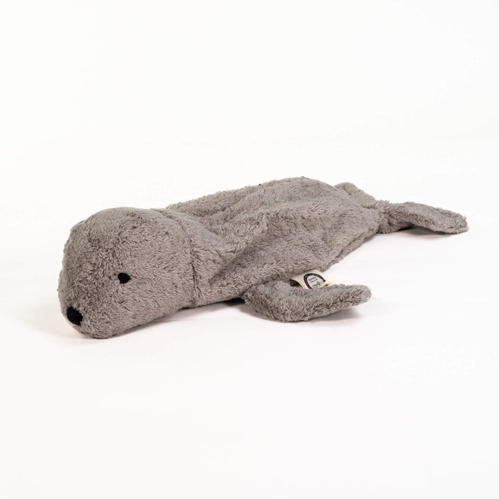 SENGER Cuddly Animal - Seal Small Grey Vegan w removable Heat/Cool Pack, Australia