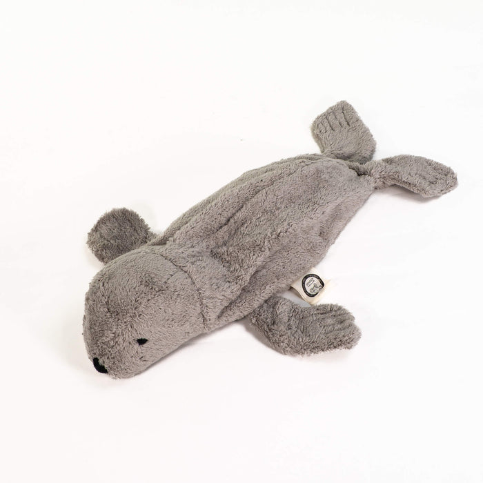 SENGER Cuddly Animal - Seal Small Grey Vegan w removable Heat/Cool Pack, Australia