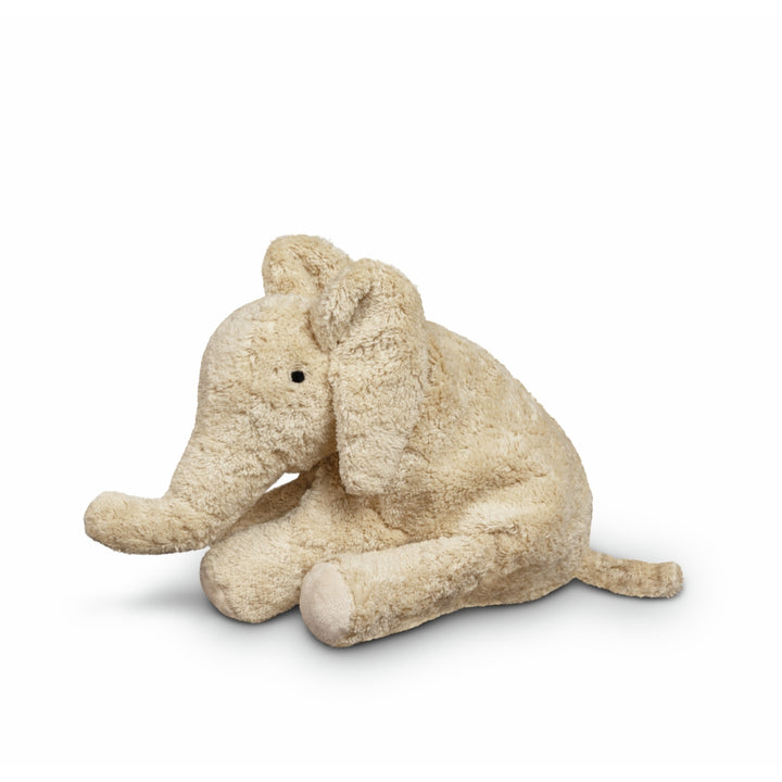 SENGER Cuddly Animal - Small Elephant - Linen - Removable Heat/Cool Pack - Natural Organic Soft Toy - Online, Australia